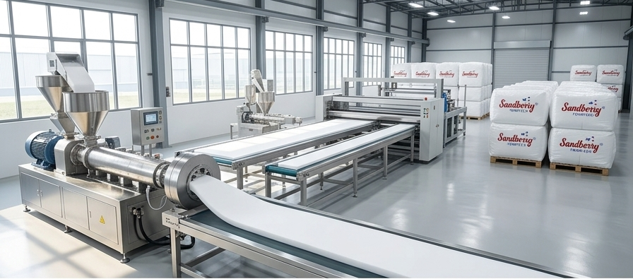 Sandberry Foamtech EPE foam manufacturing facility